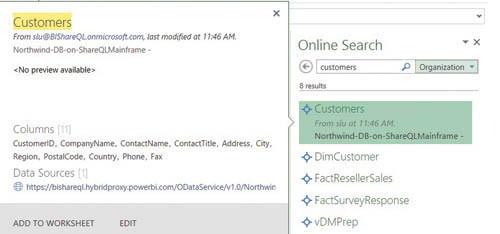 Добавление источника данных к модели данных
