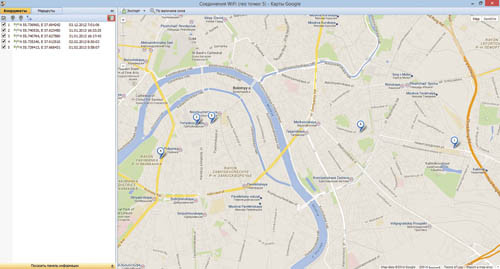 Местоположение Wi-Fi