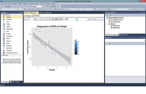 Работа с объектами Chart или Table из?инструментария SSRS Toolbox