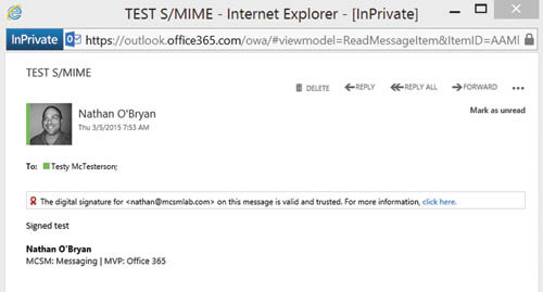 Подписанное сообщение