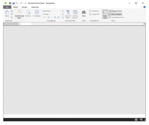 Инструмент Manage Data Model