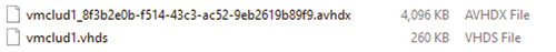Файлы набора VHD Set