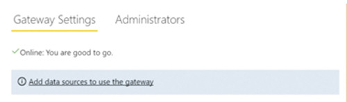 Добавление источника данных для шлюза