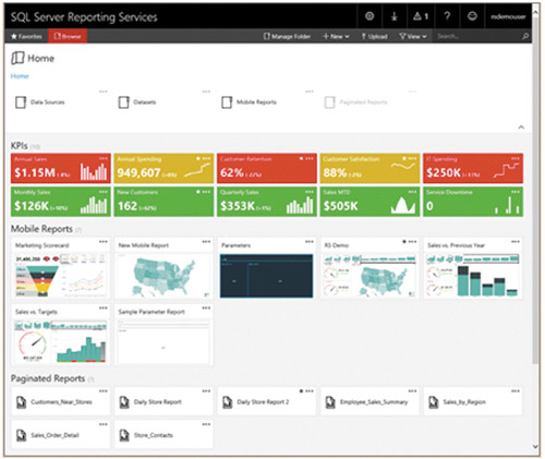 Новый веб-портал Reporting Services