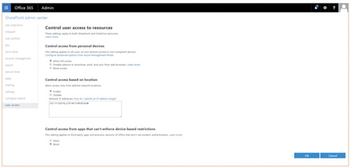 Настройка разрешений