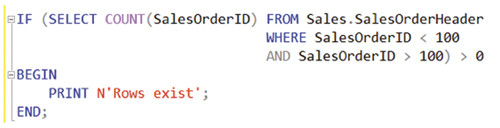 Пример усложненного запроса с предикатами