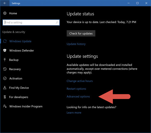 Дополнительные параметры