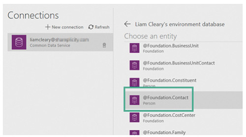 Подсоединение к данным