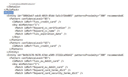 Правила для конкретного экспортированного пакета