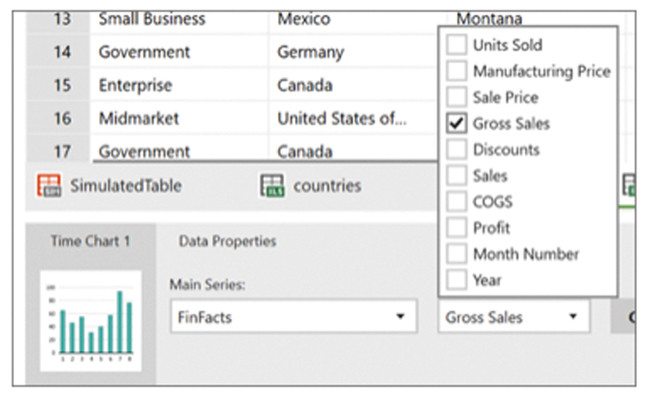 Добавление данных в отчет