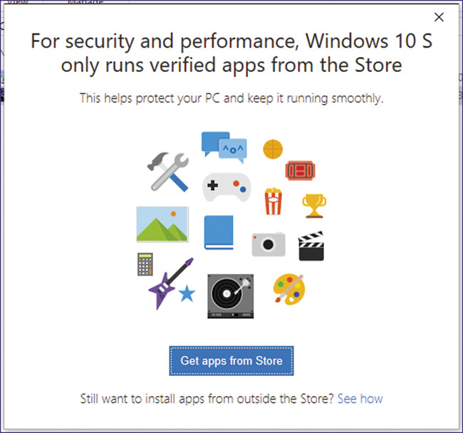 Загрузка рекомендуемых приложений в магазине Windows