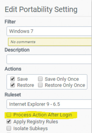 Обработка после входа