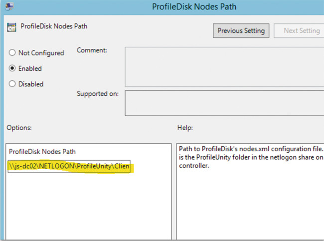 Указание пути к узловому файлу
