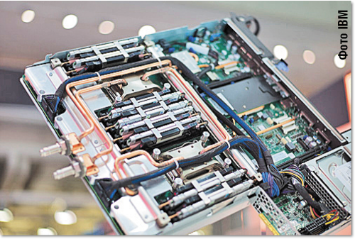 Рисунок 3. Серверная система охлаждения x iDataPlex dx360 M4 компании IBM.