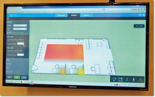 Сделано «с умом». Аналитическое ПО позволяет строить «тепловые карты», показывающие наиболее посещаемые зоны.