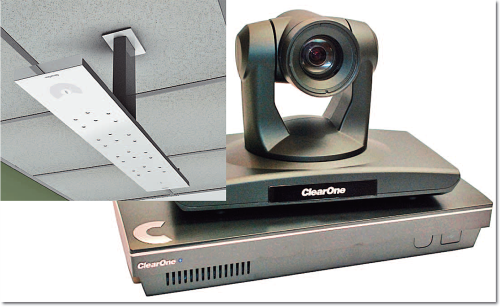 ВКС + микрофонный массив. Кодек ВКС Collaborate Room Pro отличается тем, что к нему можно напрямую — без дополнительных микшеров — подключать микрофонный массив Beamforming.