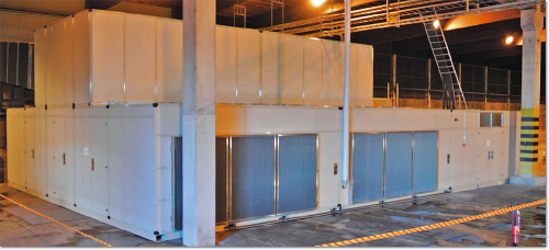 Рисунок 5. Этот модульный ЦОД, расположенный в Финляндии и состоящий из двух модулей DCU-20 (c 20 стойками) и вестибюлем, был собран всего за четыре дня.