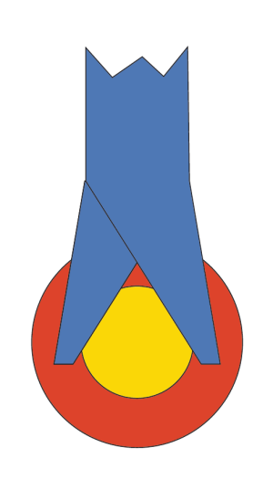 Рисунок 7. Взаимодействие IPC-контакта с однопроволочным проводом