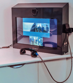 Видеосвязь под защитой. В решении Polycom RealPresence VideoProtect 500, предназначенном для использования в исправительных учреждениях, видеокодек и монитор помещены в ударопрочный корпус