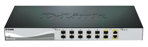 Рис. 2. Для использования на уровне ядра сетей малых  и средних предприятий компания D-Link предлагает новую  серию настраиваемых коммутаторов DXS-1210 с портами 10G