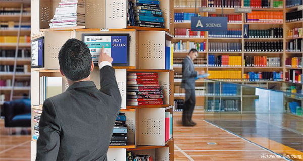 Рис. 9. Дисплеи Samsung c диагональю 10? могут получать питание по сети Ethernet (PoE), что упрощает их подключение, а также снижает стоимость кабельной инфраструктуры 