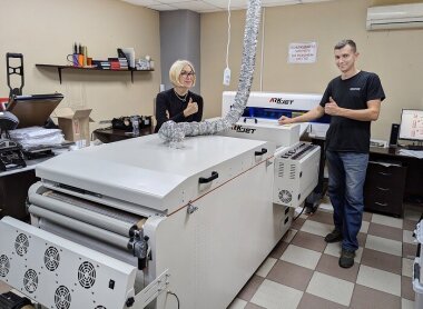 «КОВЧЕГ» выполнила первую инсталляцию комплекса ARK-JET для DTF-печати