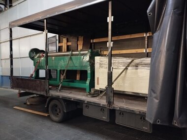 Комплект оборудования для обработки гофрокартона установлен в Санкт-Петербурге