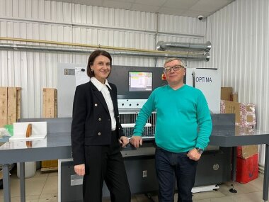 «ЯМ Интернешнл» установила одноножевую резальную машину Optima 115 в издательстве «Южный Регион»