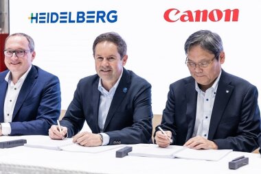 Heidelberg и Canon фиксируют договоренности на бумаге