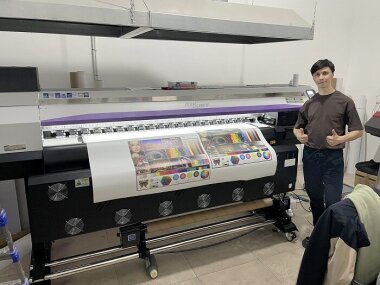 «КОВЧЕГ» запустила принтер ARK-JET SOL 1804 в копицентре «Pro.спект» из Грозного