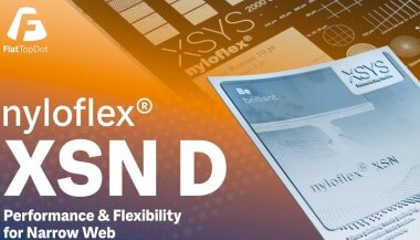 XSYS выпустила флексографскую пластину nyloflex XSN для узкорулонной печати 