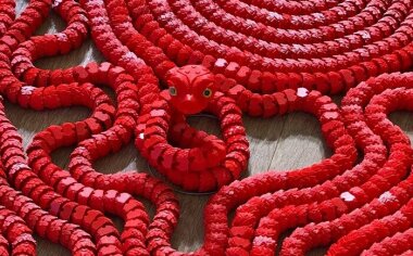 Самый длинный символ 2025 года создали с помощью 3D-печати