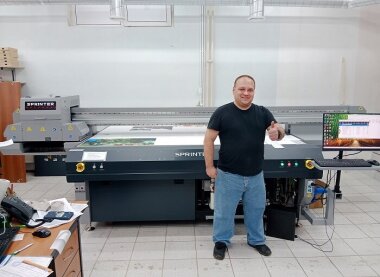 «Смарт-Т» установила УФ-планшет Sprinter TC-CF2513 в РПК «ПолиЦентр»