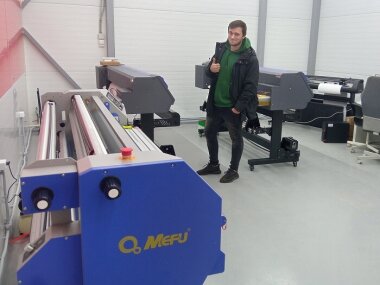 «КОВЧЕГ» установила комплекс для широкоформатной печати в таксопарке GDel