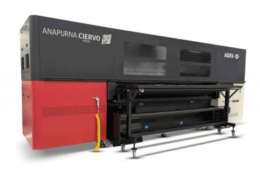 Agfa выпустила широкоформатный гибридный струйный УФ-принтер Anapurna Ciervo H2500 шириной 2,5 м