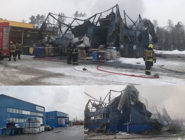 Еще раз о пожаре в здании Siegwerk в Ленинградской области
