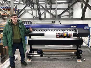 «КОВЧЕГ» установила ARK-JET SOL 1602 на замену двум Roland’ам в РПК Wideformat24