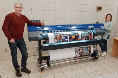 «КОВЧЕГ» запустила ARK-JET SOL 1601 в типографии Printopia из Санкт-Петербурга