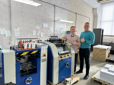 Ниткошвейная машина SX-340DP установлена в типографии «Юникопи»