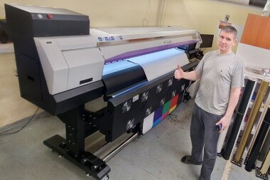 «КОВЧЕГ» установила второй экосольвентный принтер ARK-JET SOL 1804 в РПК EL PACO