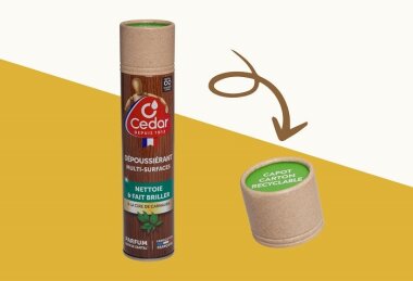 Создан первый в мире колпачок для аэрозольных баллончиков из картона и бумаги