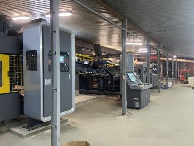 Линия по производству гофрокоробов PROFESSIONAL 450-618 установлена в «Интерфлексо-М»