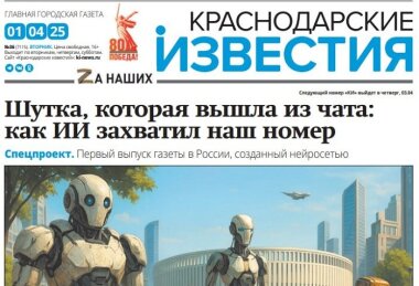 Первая полностью созданная нейросетью газета издана в России