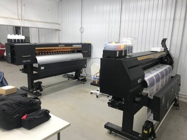 Инженерами ProfPlotter запущен в работу второй сублимационный принтер OSN-1700 в Орске