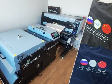 ГК «РУССКОМ» установила DTF-систему в ZONTGROUP в Иркутске