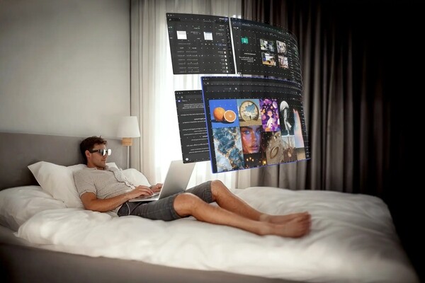 100-дюймовый виртуальный экран Spacetop теперь доступен и на Windows