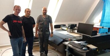 Режущий плоттер Sinajet установлен в типографии «ЛИТ»