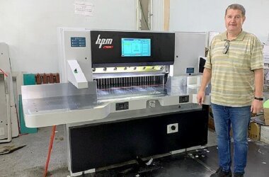 Бумагорезальная машина HPM 92 S16 установлена в типографии «Виннер»