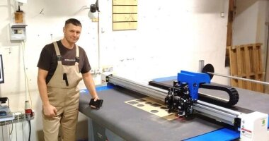 Режущий плоттер Echocut установлен в мастерской «Дубокс»