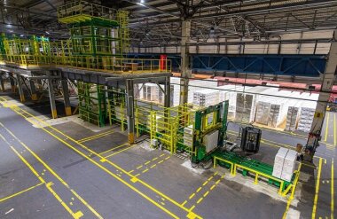 Линия пакетирования целлюлозы установлена в филиале Группы «Илим»